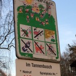 Spielplatzschild Dormagen